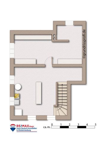 Grundriss KG möbliert
