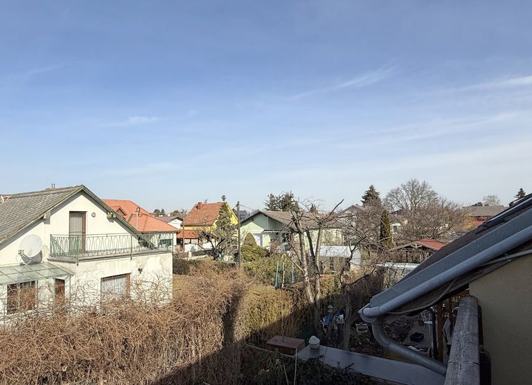 Ausblick vom Balkon west