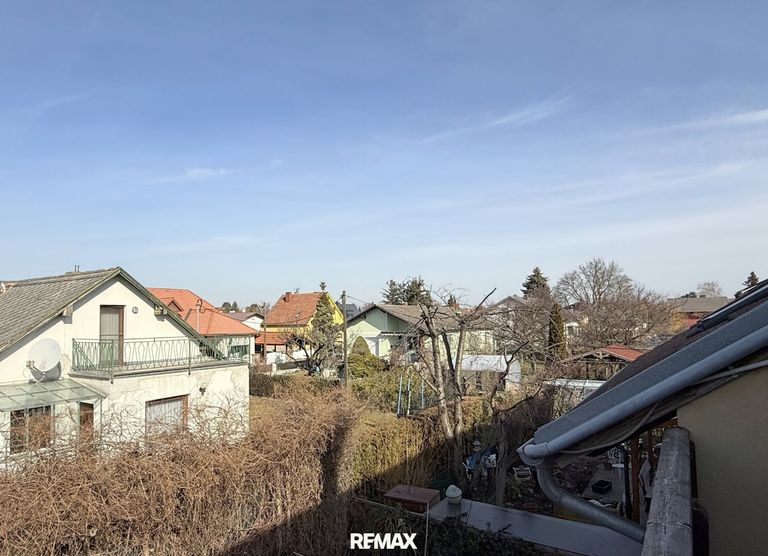 Ausblick vom Balkon west