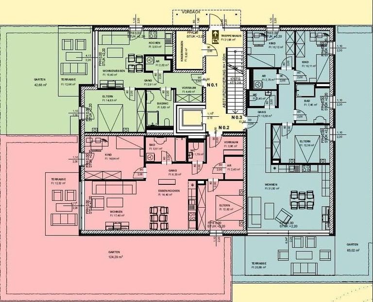 Grundriss EG Haus Nord