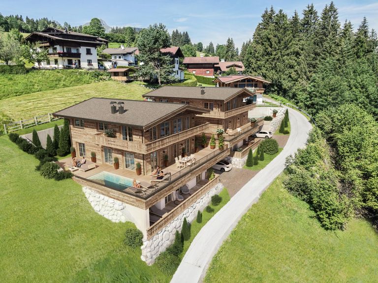 Zwei trendige Chalets in Toplage