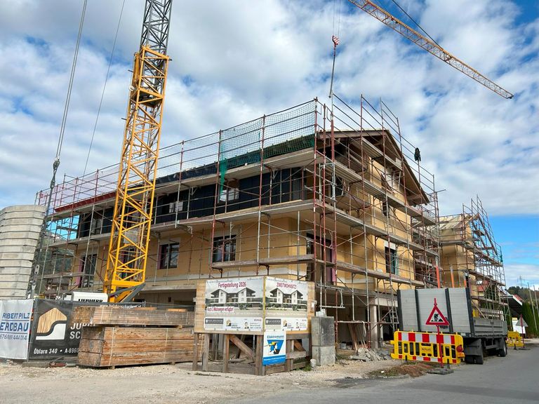 Der Bauvorschritt im Oktober 2025