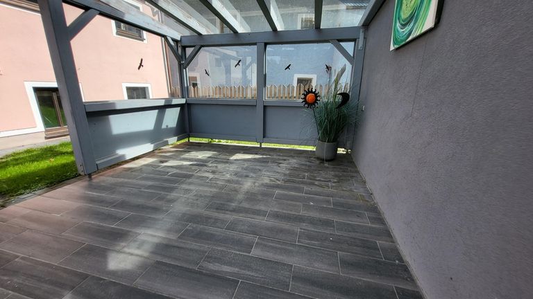 Überdachte Terrasse