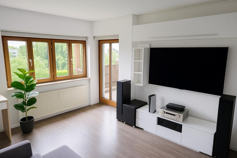 Wohn-Esszimmer 1.OG - Foto mit KI optimiert