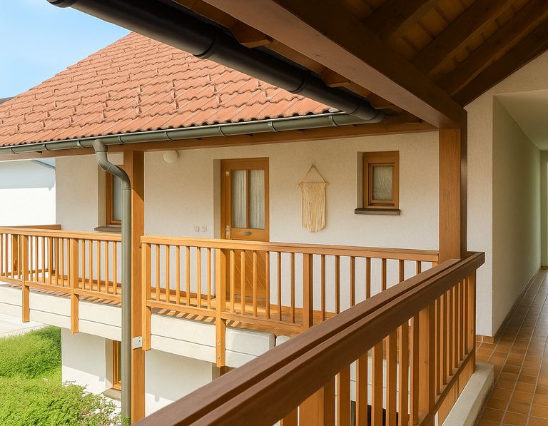 Laubengang - Zugangsbereich 1.OG