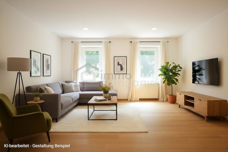 Wohnzimmer Erdgeschoss - Gestaltung Beispiel