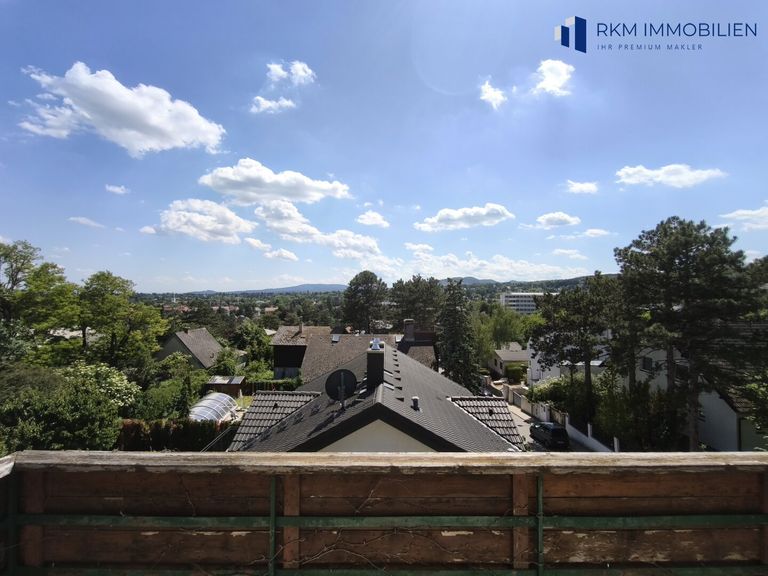 Blick vom Balkon