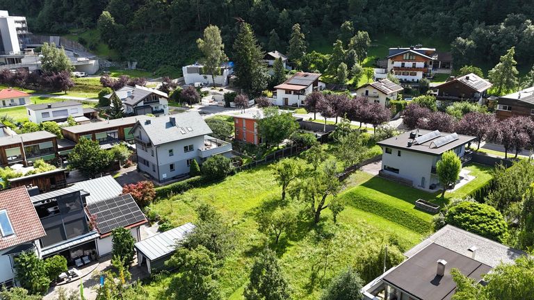 Drohnenaufnahme - Grundstück Zams