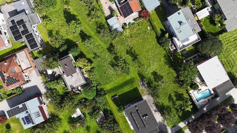 Drohnenaufnahme - Grundstück Zams