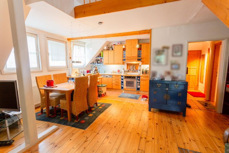 Blick vom Wohnzimmer