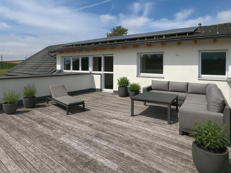 Dachterrasse (digital bearbeitet)