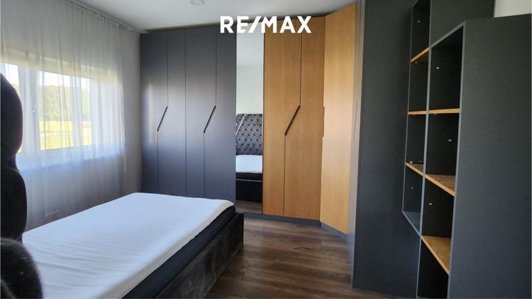 Schlafzimmer 1 in der Wohnung im Nebengebäude