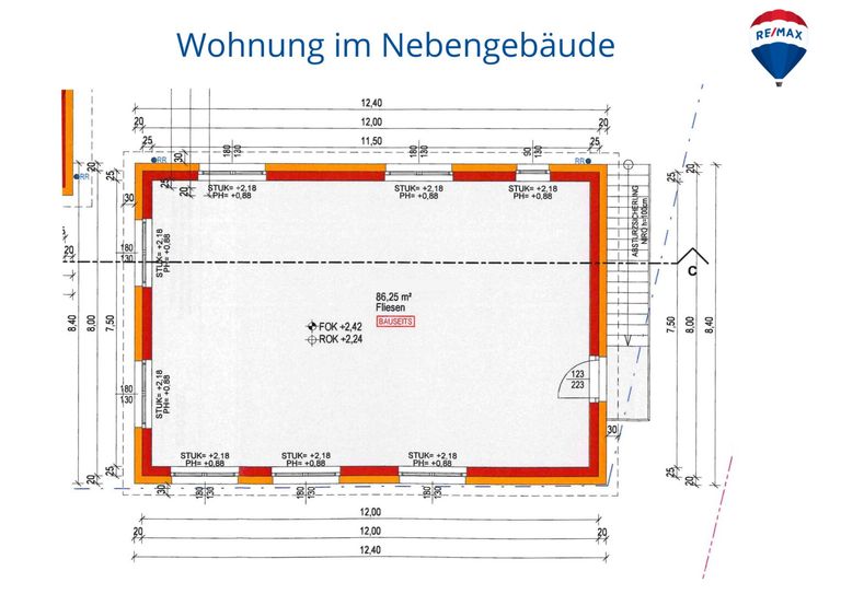 Wohnung im Nebengebäude
