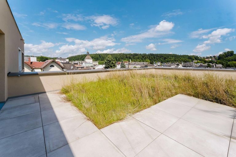 Blick Dachterrasse