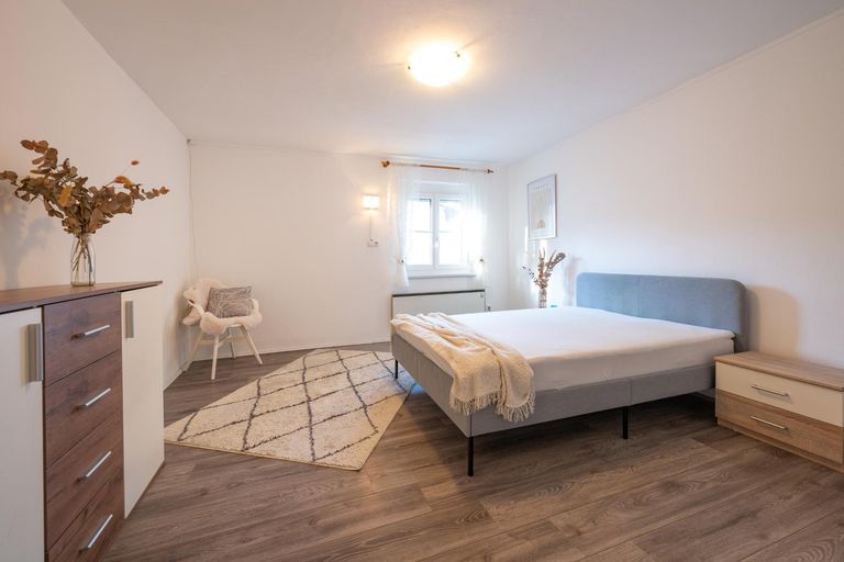 Innenansicht eines Schlafzimmers