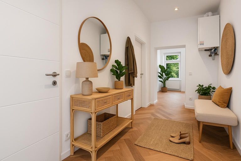 KI generiert - Einrichtungsvorschlag Vorraum