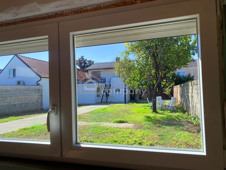 Blick vom Gartenhaus