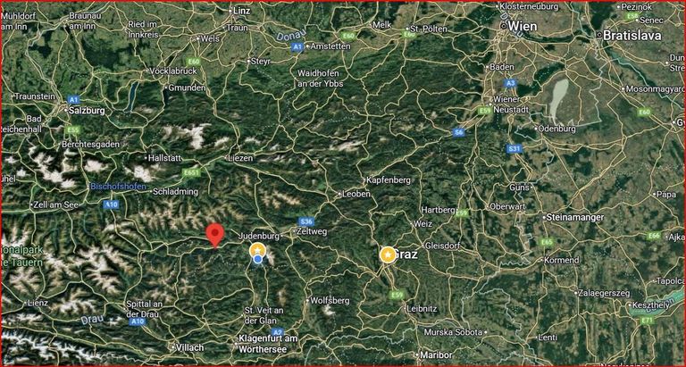 Luftansicht Österreich