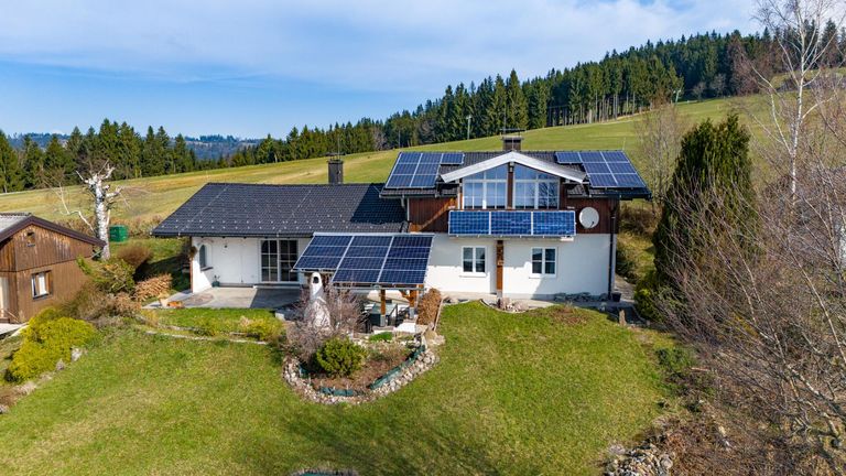 349 Haus Vorderseite von Oben