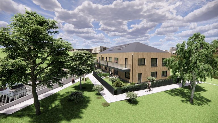 Mitten im Dorf und doch im Grünen