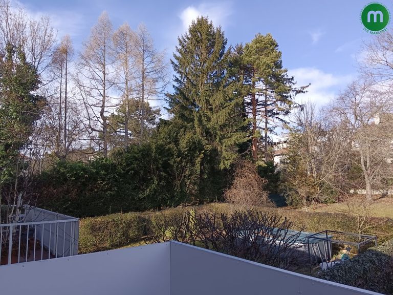 Blick vom Balkon
