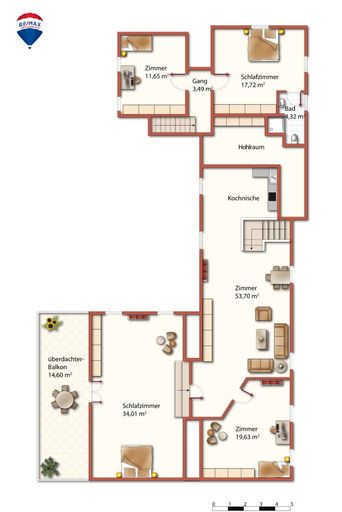 Grundrissplan DG 1605 5226