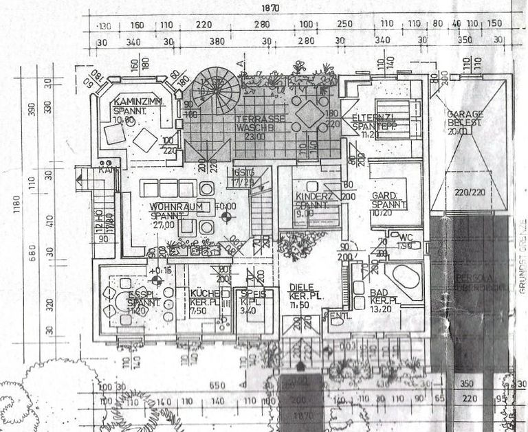 Grundriss Erdgeschoß