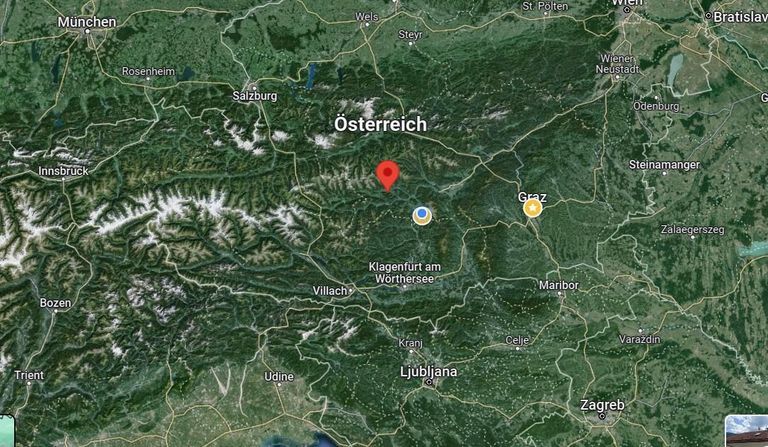 Karte Österreich