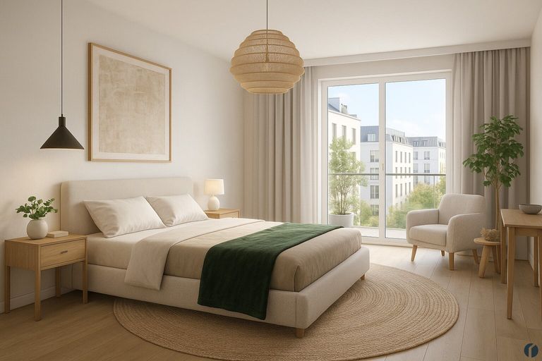 Einrichtungsbeispiel Schlafzimmer