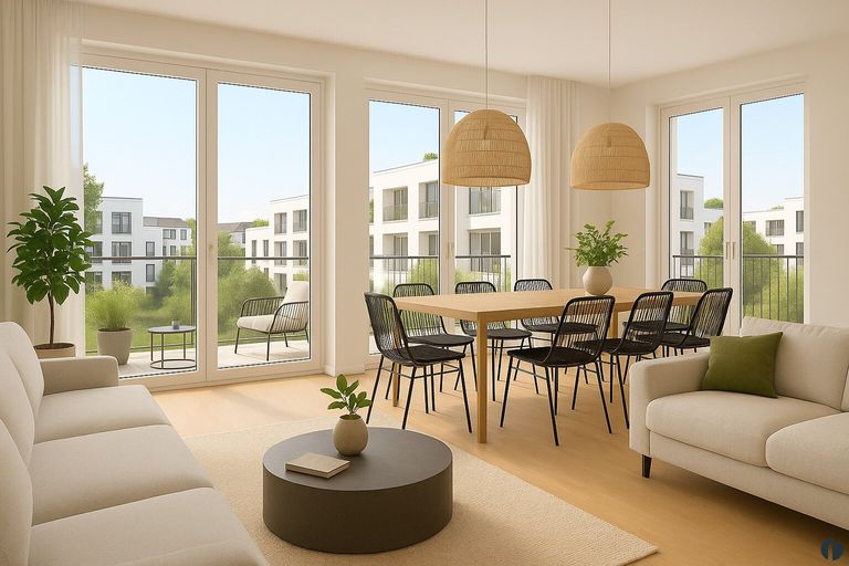 Einrichtungsbeispiel - Wohnzimmer