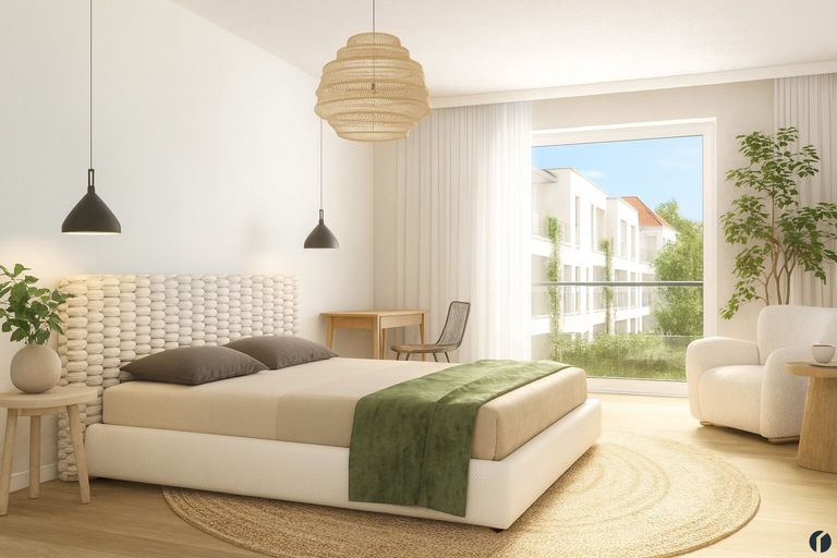 Einrichtungsbeispiel Schlafzimmer