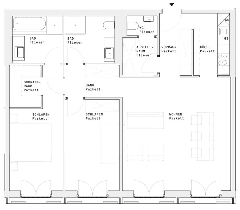 Grundriss Top 286