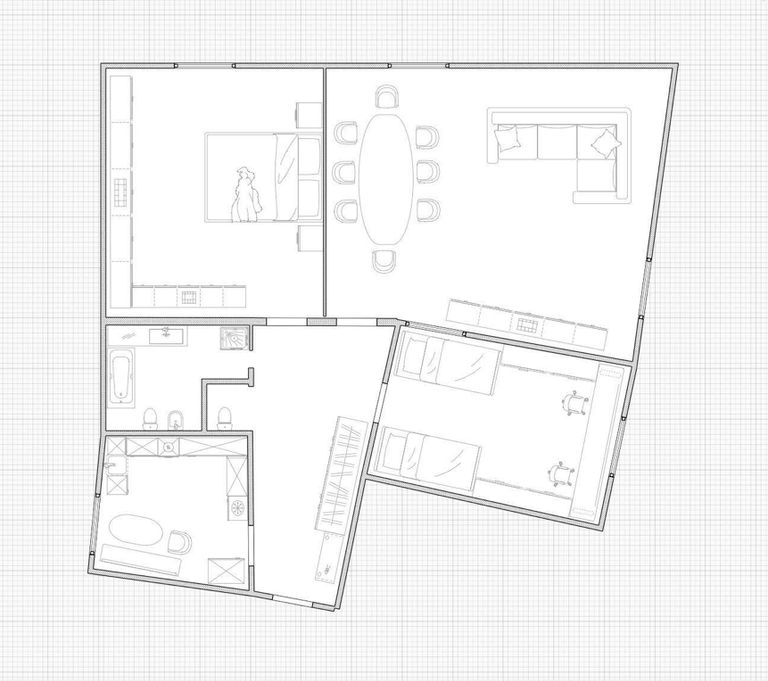 Wohnungsplan (apartment layout)