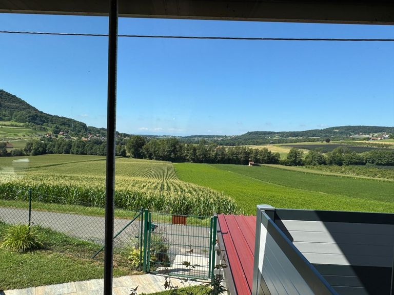 Aussicht vom Wintergarten