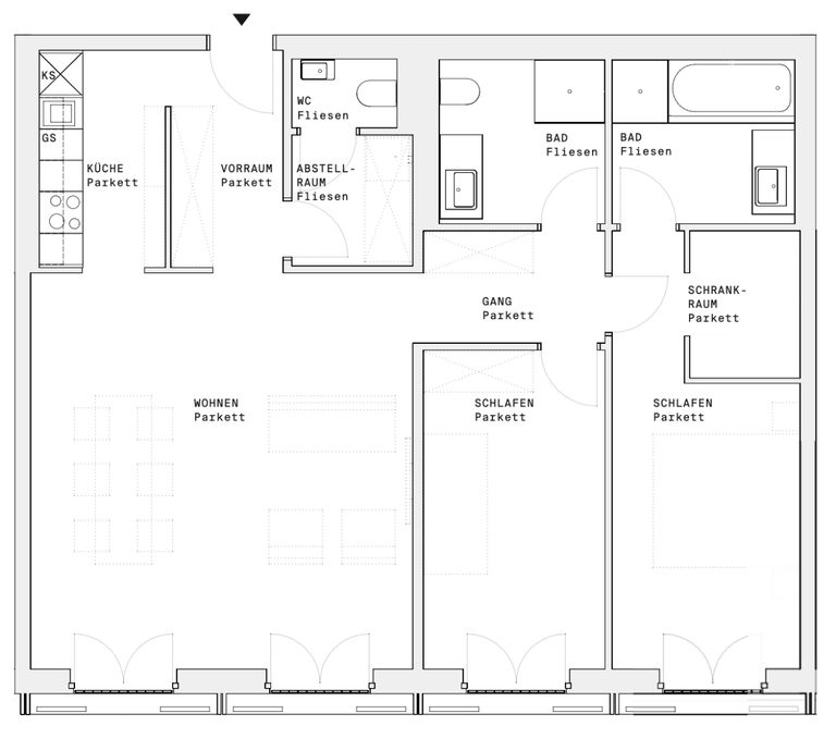Grundriss Top 261