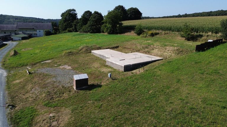 Drohnenansicht Zufahrt