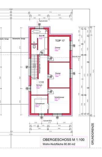 Grundriss Obergeschoss