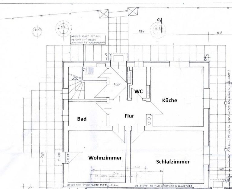 Grundriss Erdgeschoss Wohnung