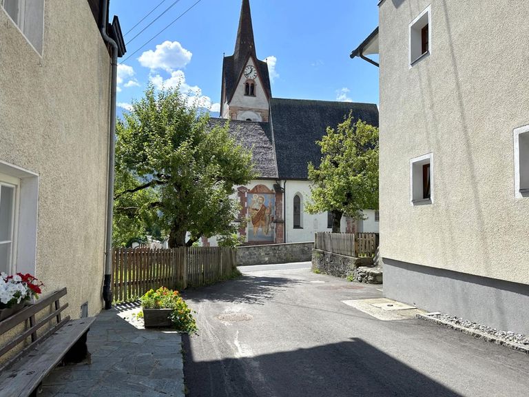 schmale Gassen prägen das Bild von Liesing