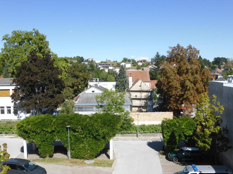 Aussicht auf Parkplatz