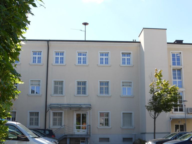 Ansicht vom Parkplatz