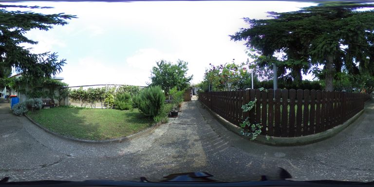 Garten hintere Bereich