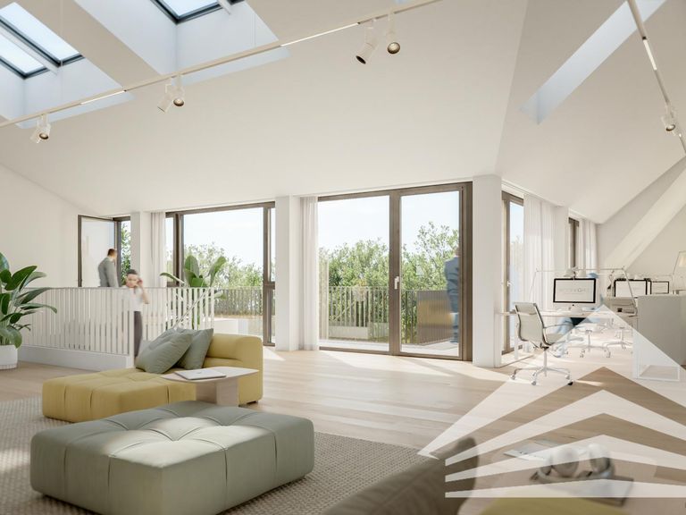 Visualisierung DG Büro innen