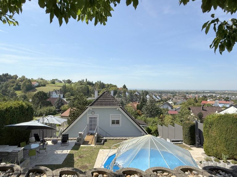 Blick vom Garten aus