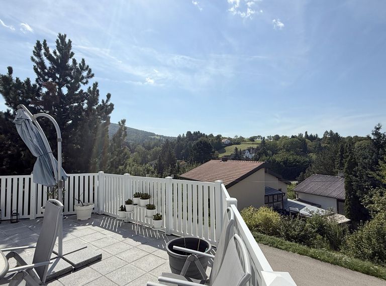 Ausblick vom Balkon aus