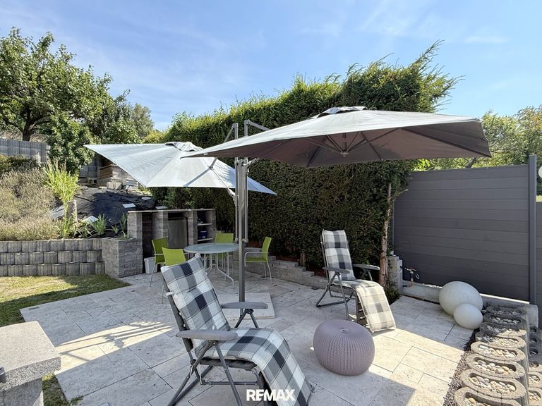 Sonnige Terrasse