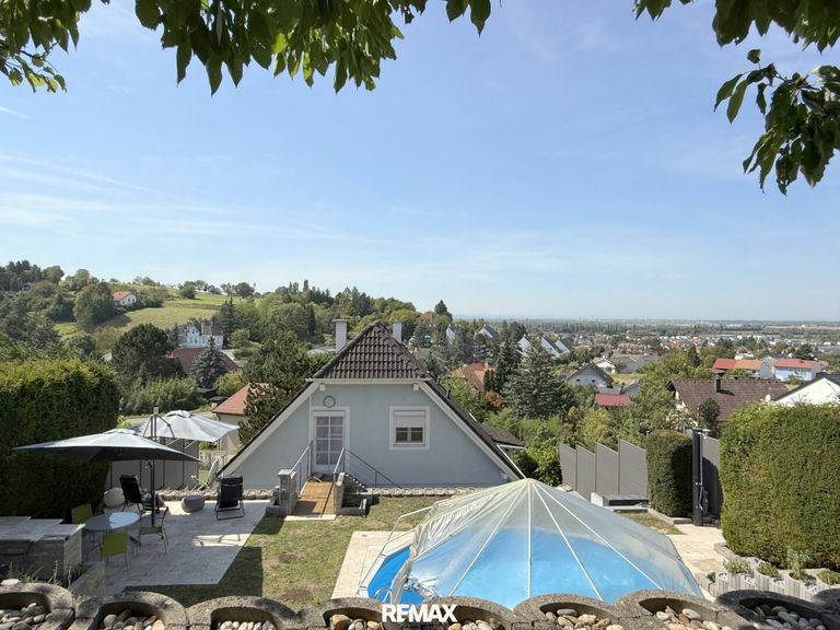 Blick vom Garten aus