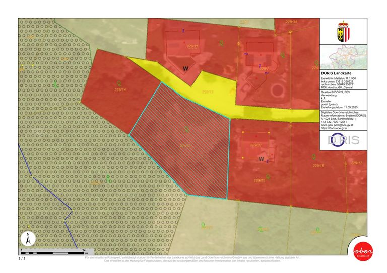 Kataster Flächenwidmung
