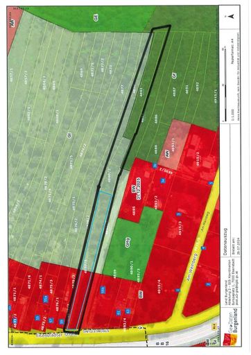 Lageplan inkl. Widmung