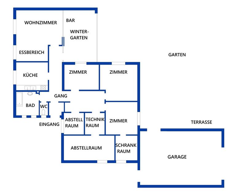 19 Bungalow 2102 Klein Engersdorf-Planskizze